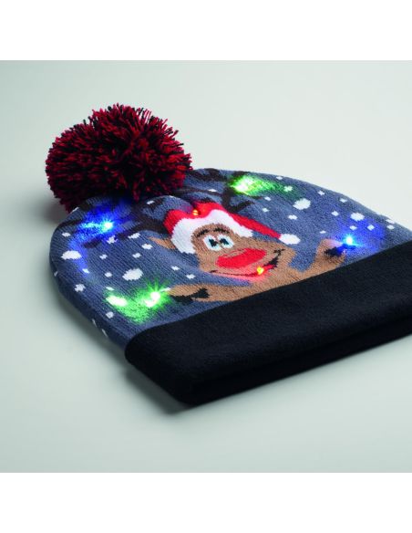 Gorro de punto navideño LED Personalizado 7CX1539