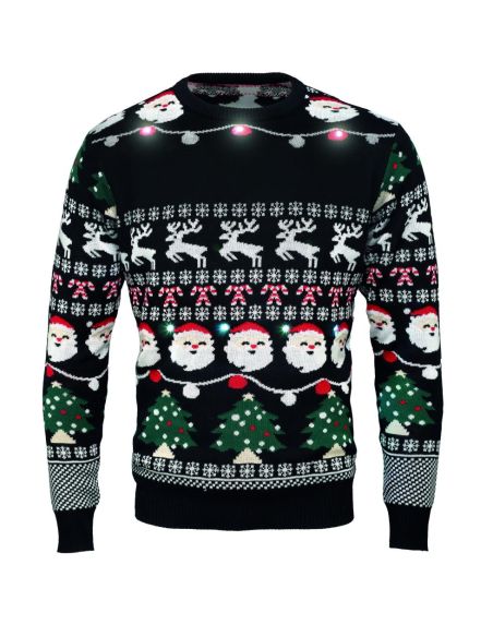 Jersey Navidad luz LED L/XL Personalizada 7CX1554