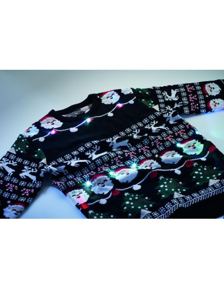 Jersey Navidad luz LED L/XL Personalizada 7CX1554
