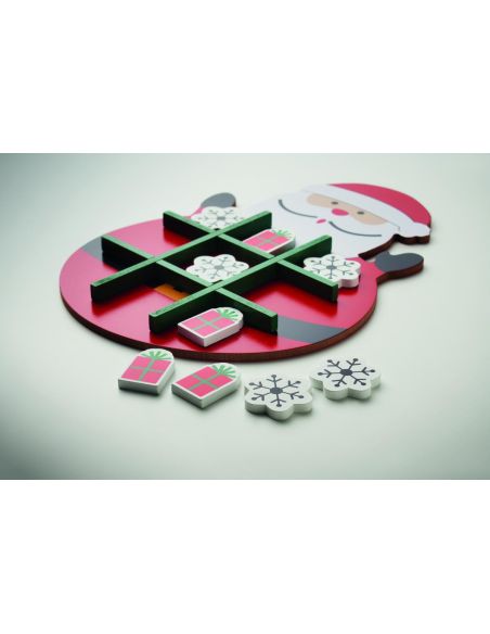 Tres en raya navideño madera Personalizada 7CX1568