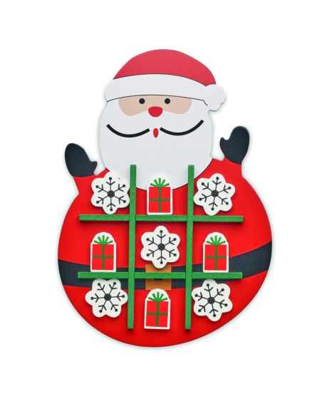 Tres en raya navideño madera Personalizada 7CX1568