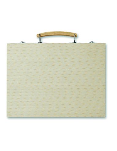 Set pinturas en caja de madera Personalizada...