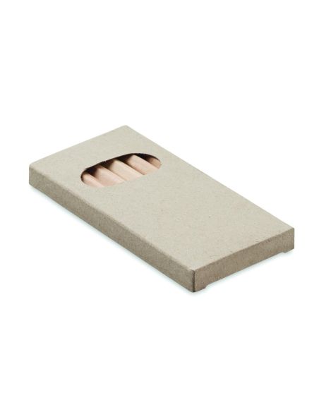 6 lápices de colores en caja Personalizada 7KC2478