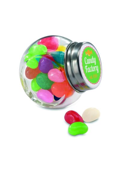 Bote de cristal con caramelos Personalizado 7KC7103