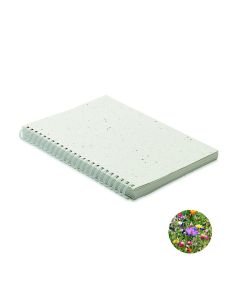 Libreta A5 tapas de semillas Personalizada 7MO2083