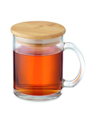 Taza de vidrio reciclado 300 ml Personalizada...