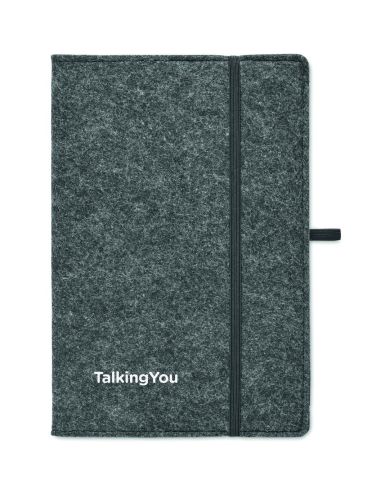 Libreta A5 RPET fieltro Personalizada 7MO2093