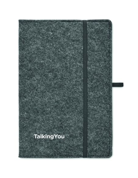 Libreta A5 RPET fieltro Personalizada 7MO2093