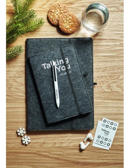 Libreta A5 RPET fieltro Personalizada 7MO2093