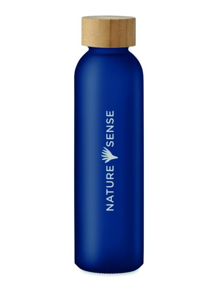 Botella vidrio esmerilado 500 m Personalizada 7MO2105