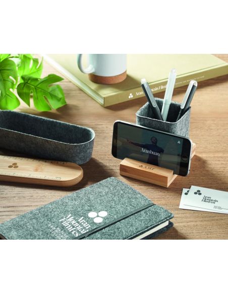Portalápices fieltro RPET Personalizado 7MO2115