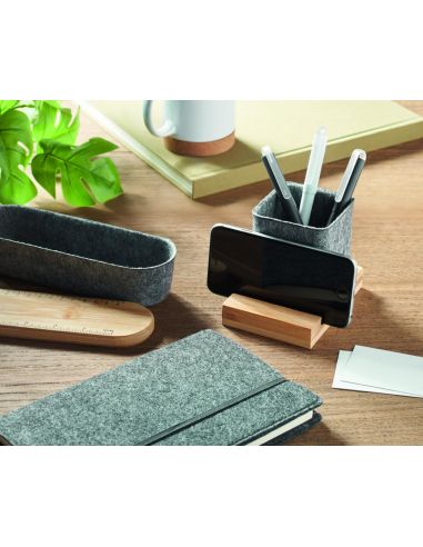 Portalápices fieltro RPET Personalizado 7MO2115