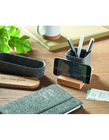 Portalápices fieltro RPET Personalizado 7MO2115