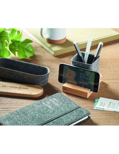 Portalápices fieltro RPET Personalizado 7MO2115