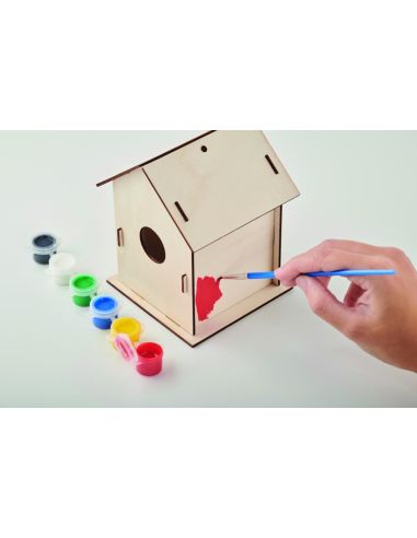 Kit pajarera de madera DIY Personalizada 7MO2130