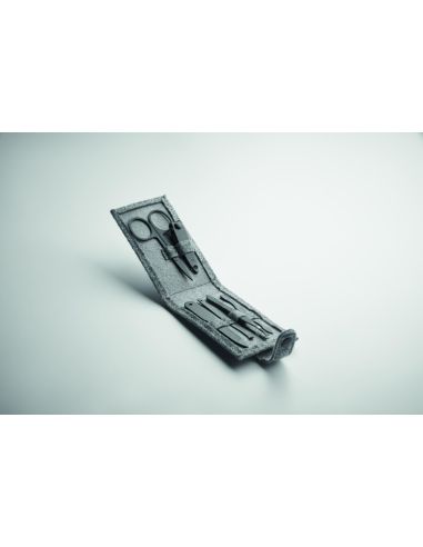 Set manicura 6 pc fieltro RPET Personalizada...