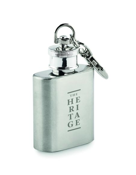 Llavero petaca Hipflask acero Personalizado 7MO2152