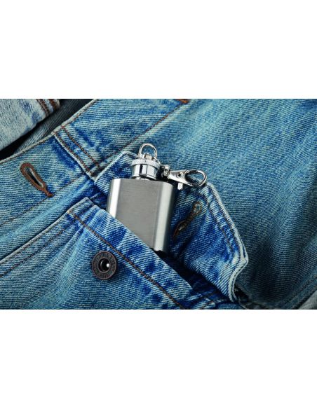 Llavero petaca Hipflask acero Personalizado 7MO2152
