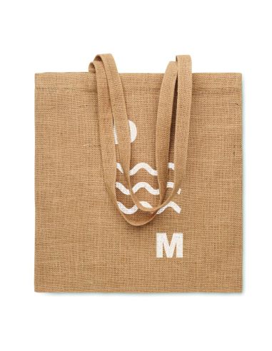 Bolsa de yute de asas largas Personalizada 7MO2209