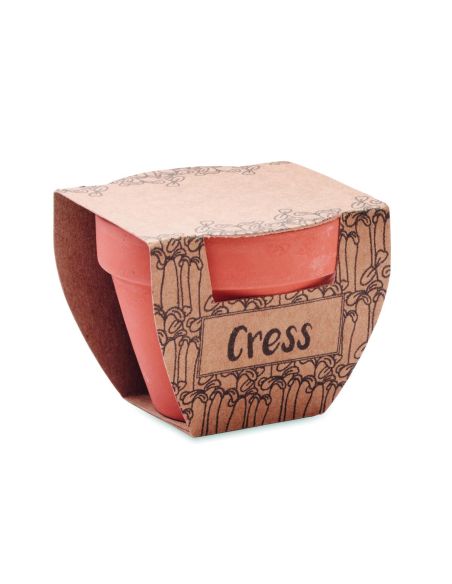 Maceta con semillas de berro Personalizada 7MO2219