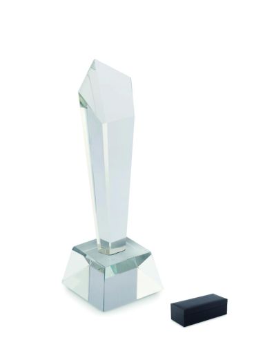 Trofeo de cristal con caja Personalizada 7MO2236