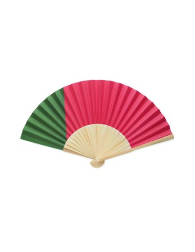 Abanico bambú diseño bandera Personalizado 7MO2244