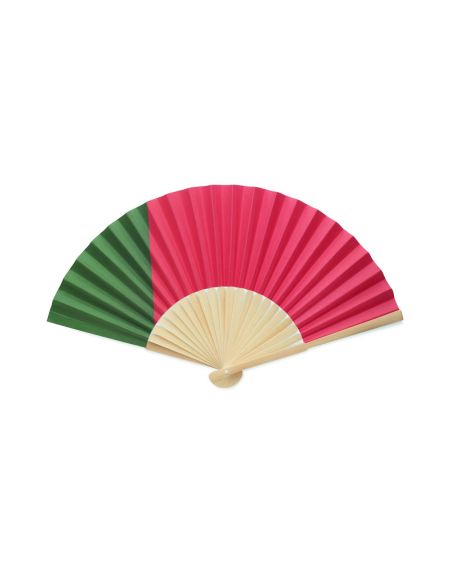 Abanico bambú diseño bandera Personalizado 7MO2244