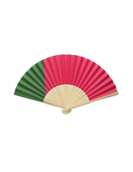 Abanico bambú diseño bandera Personalizado 7MO2244