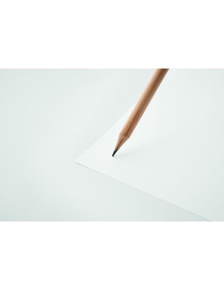 Lápiz natural con goma Personalizada 7MO2248