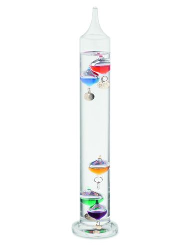 Galileo termómetro vidrio 28cm Personalizado...