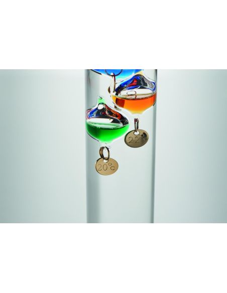 Galileo termómetro vidrio 28cm Personalizado 7MO2272