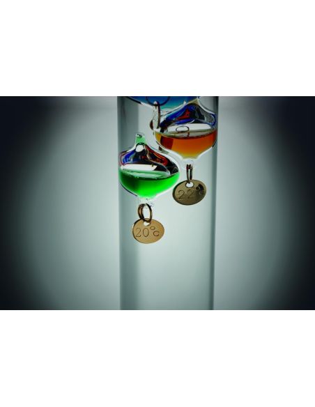 Galileo termómetro vidrio 28cm Personalizado 7MO2272