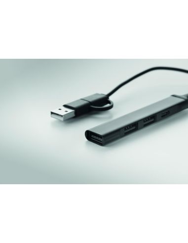 Hub USB de 4 puertos 19 cm Personalizado 7MO2294