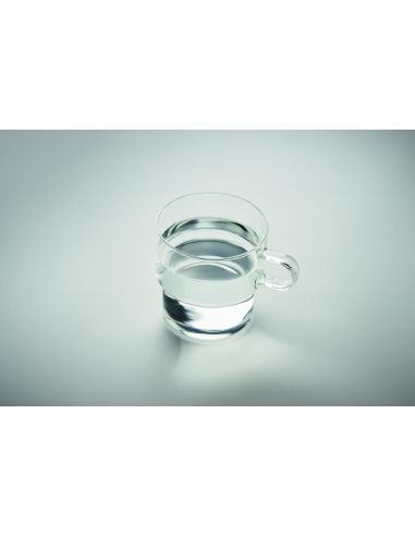 Taza de borosilicato. 300ml Personalizada 7MO2348
