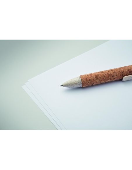 Bolígrafo corcho de 4 tintas Personalizado 7MO2421