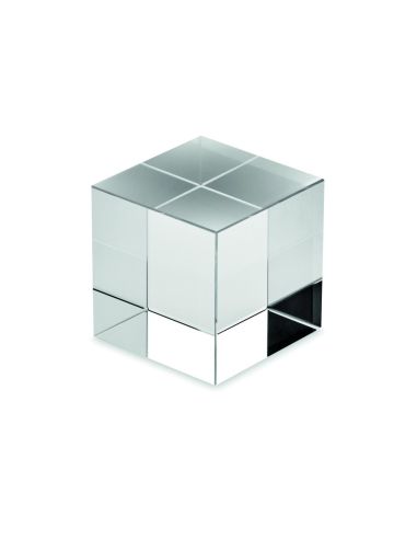 Premio cubo de cristal Personalizado 7MO2656