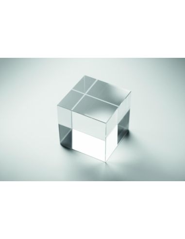 Premio cubo de cristal Personalizado 7MO2656
