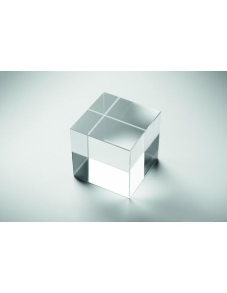 Premio cubo de cristal Personalizado 7MO2656