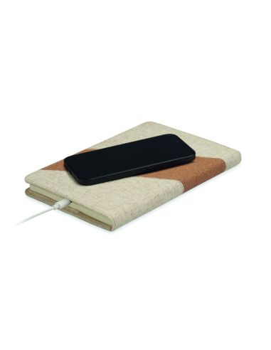 Cuaderno A5 con cargador 15W Personalizado 7MO2734