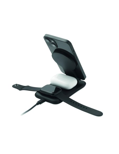 Cargador inalámbrico 3 en 1 de Personalizado 7MO2749