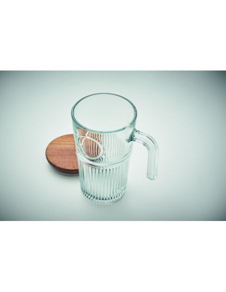 Taza de cristal 450 ml Personalizada 7MO2751