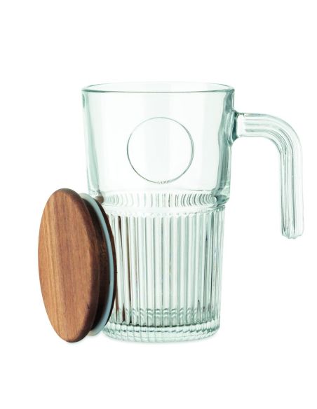 Taza de cristal 450 ml Personalizada 7MO2751