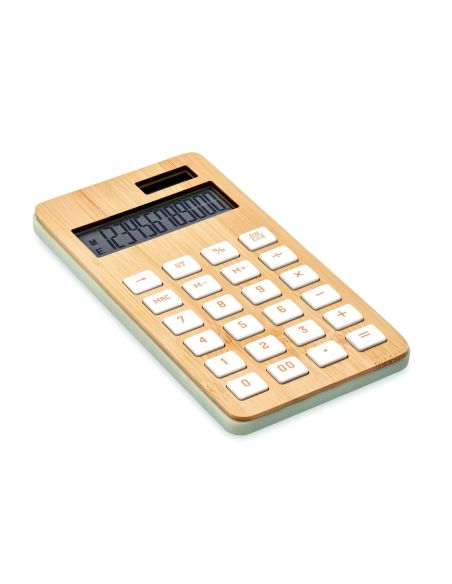 Calculadora bambú de 12 dígitos Personalizada 7MO6216