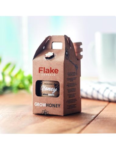 Set tarro miel y dispensador Personalizado 7MO6440