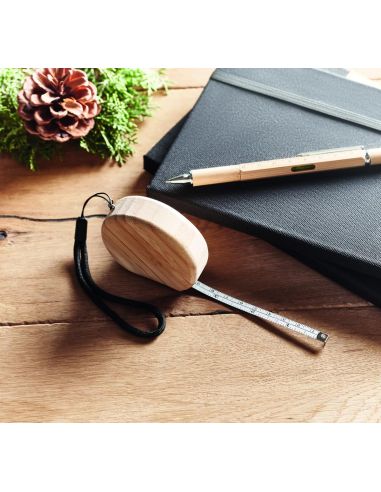 Cinta métrica de bambú 2m Personalizada 7MO6520