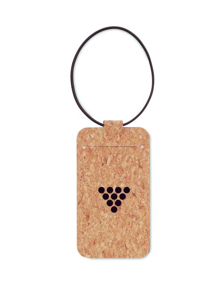 Etiqueta de equipaje de corcho Personalizada 7MO6556