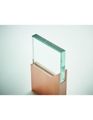 Placa o trofeo de cristal Personalizada 7MO6585