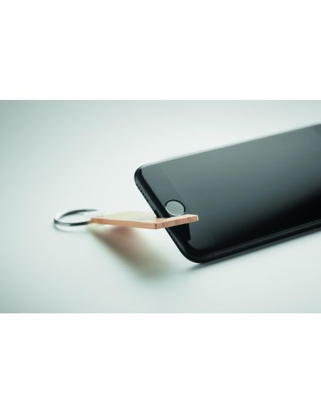 Soporte y llavero de bambú Personalizado 7MO6596