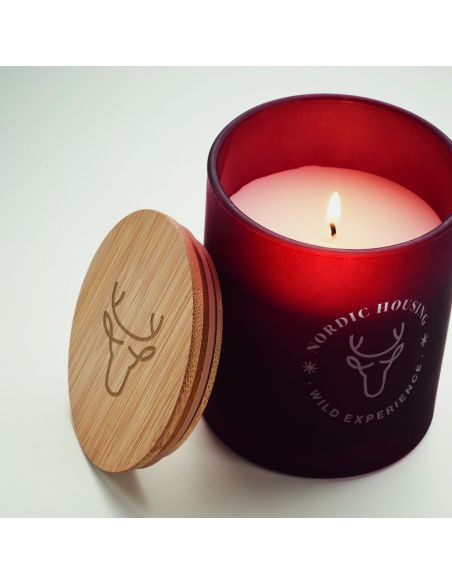 Vela de cera vegetal 200 gr Personalizada 7MO6613