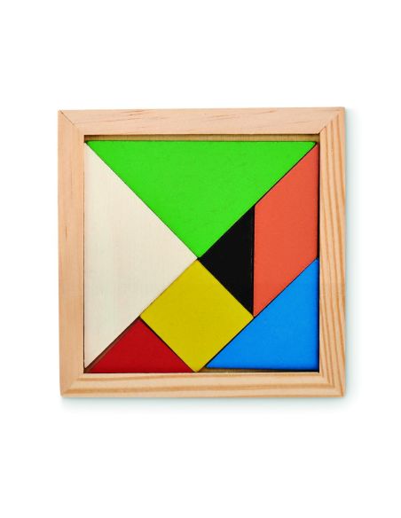 Rompecabezas Tangram de madera Personalizada 7MO6693